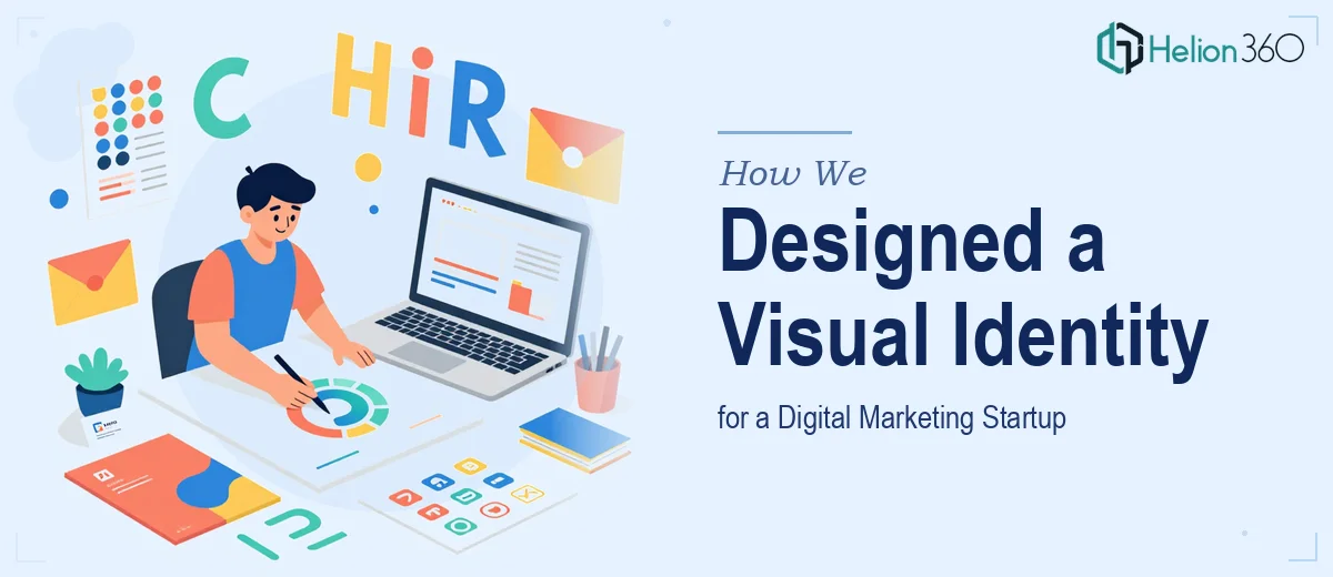 How We Designed a Complete Visual Identity System for a Digital Marketing Startup