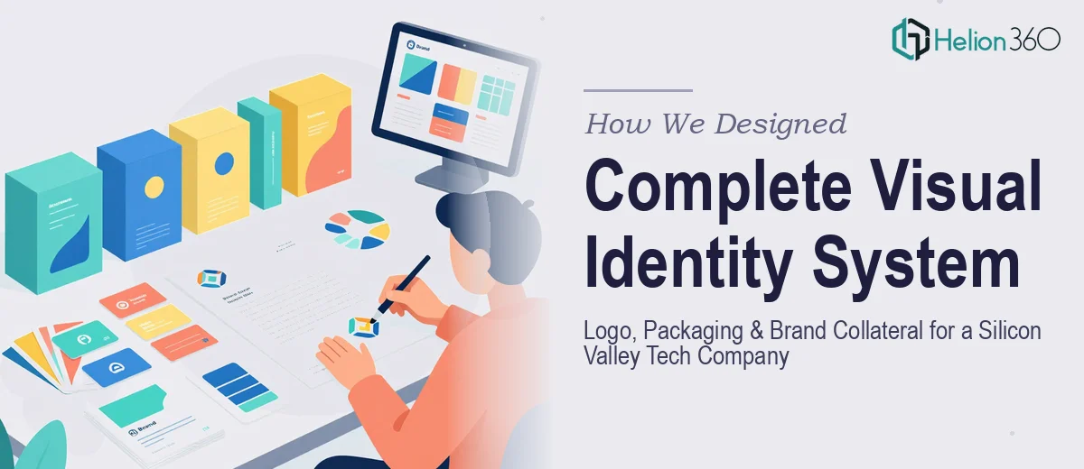 How We Designed a Complete Visual Identity System: Logo, Packaging, and Brand Collateral for a Silicon Valley Tech Company