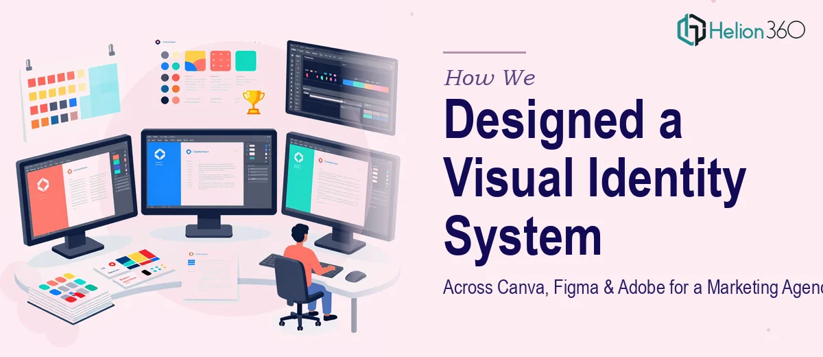 How We Designed a Complete Visual Identity System Across Canva, Figma, and Adobe for a Growing Marketing Agency