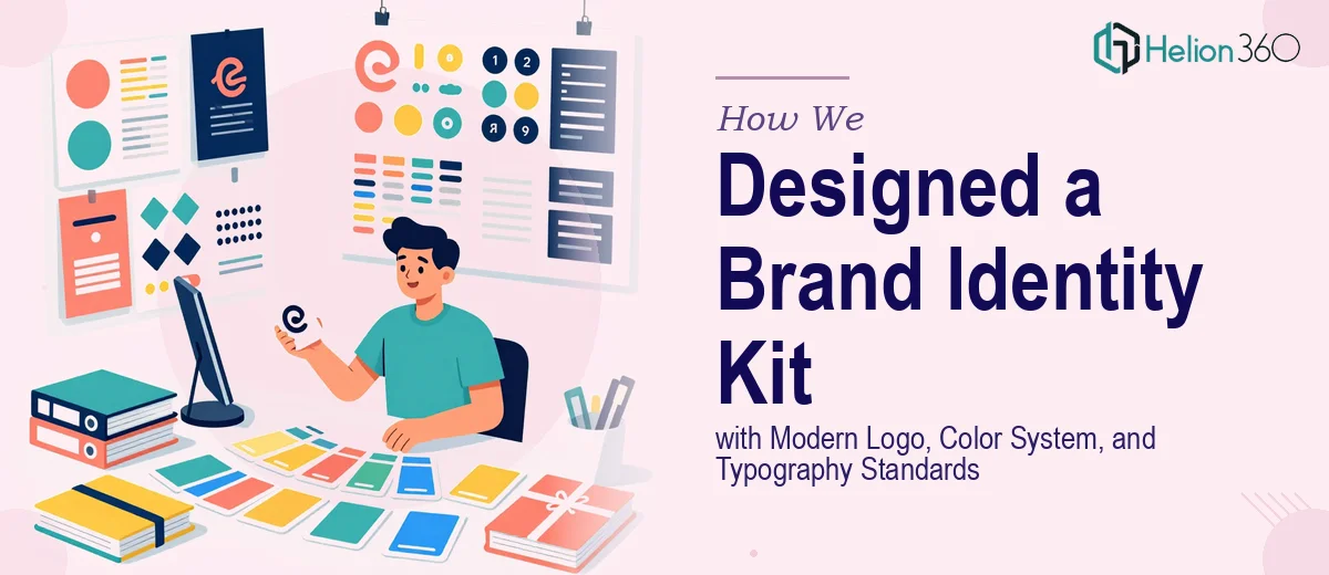 How We Designed a Comprehensive Brand Identity Kit with Modern Logo, Color System, and Typography Standards