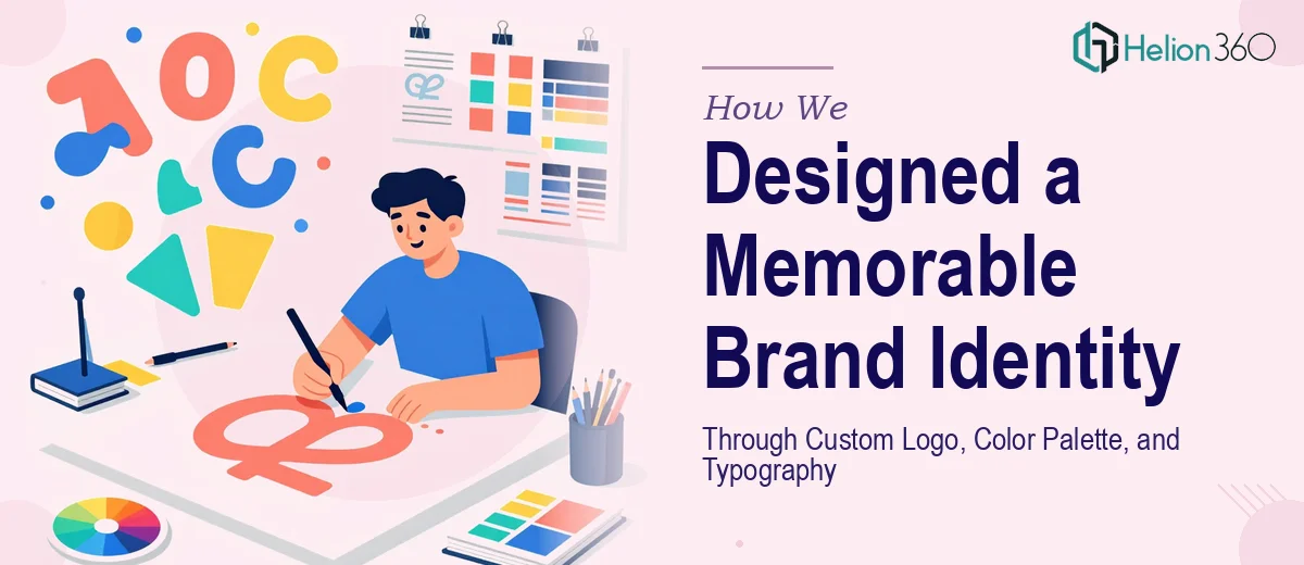 How We Designed a Memorable Brand Identity Through Custom Logo, Color Palette, and Typography
