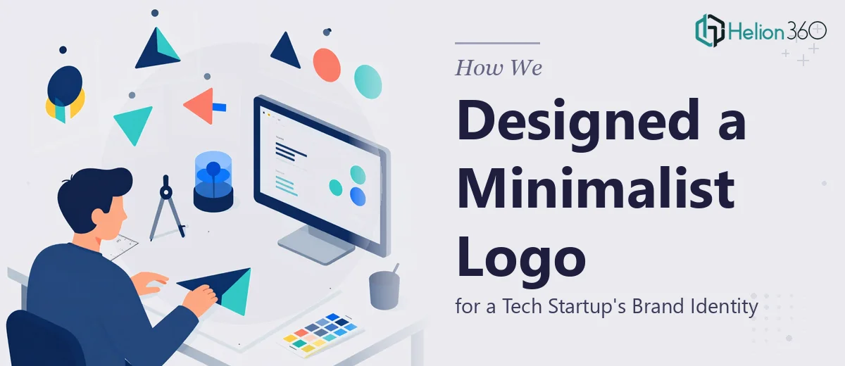 How We Designed a Minimalist Geometric Logo for a Tech Startup's Brand Identity