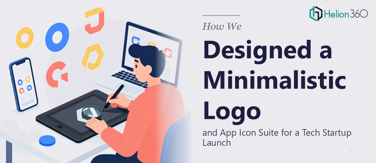 How We Designed a Minimalistic Logo and App Icon Suite for a Tech Startup Launch