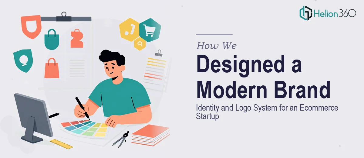 How We Designed a Modern Brand Identity and Logo System for an Ecommerce Startup