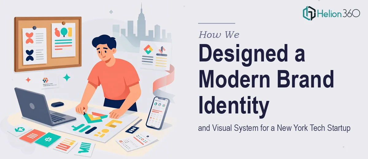 How We Designed a Modern Brand Identity and Visual System for a New York Tech Startup