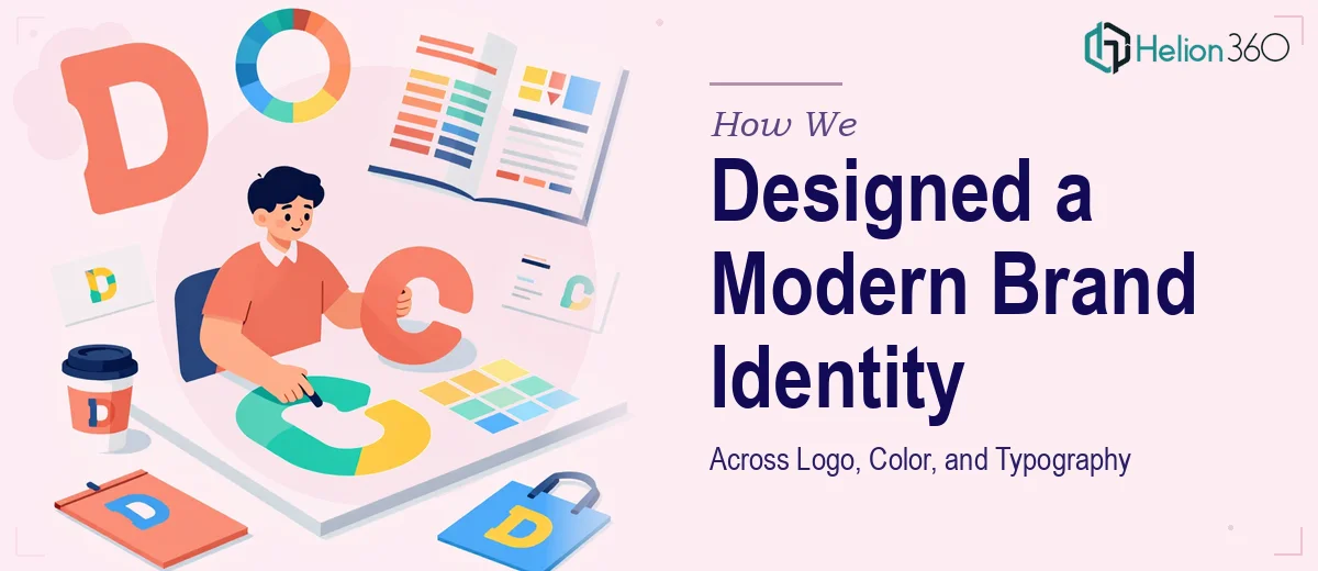 How We Designed a Modern Brand Identity System Across Logo, Color, and Typography