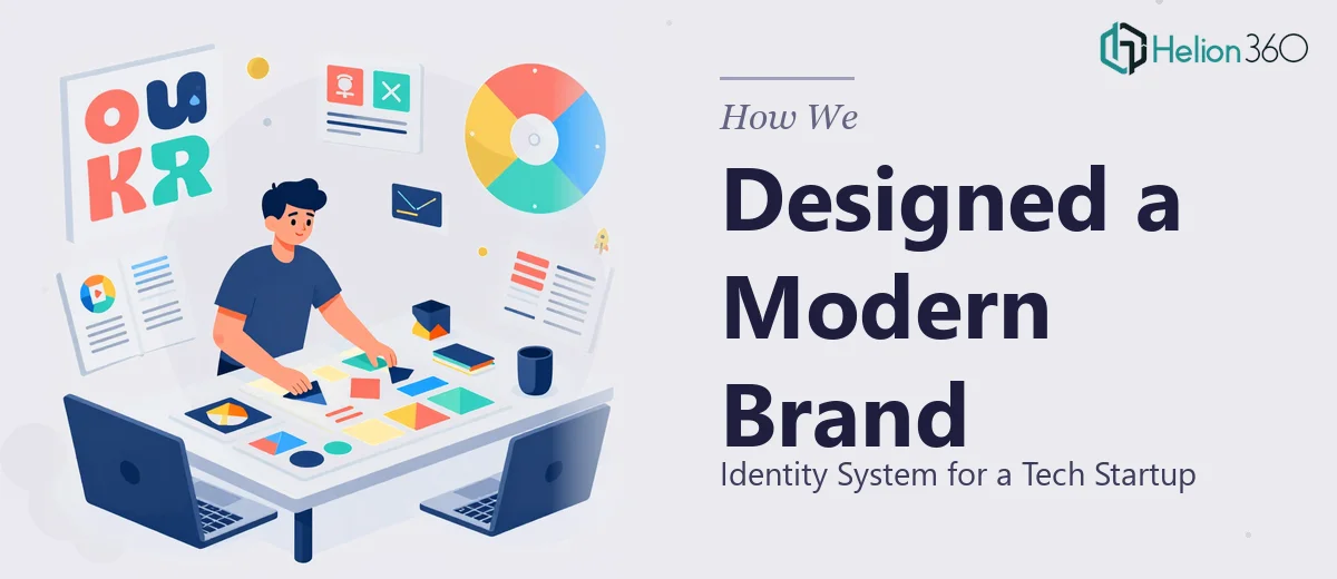 How We Designed a Modern Brand Identity System for a Tech Startup