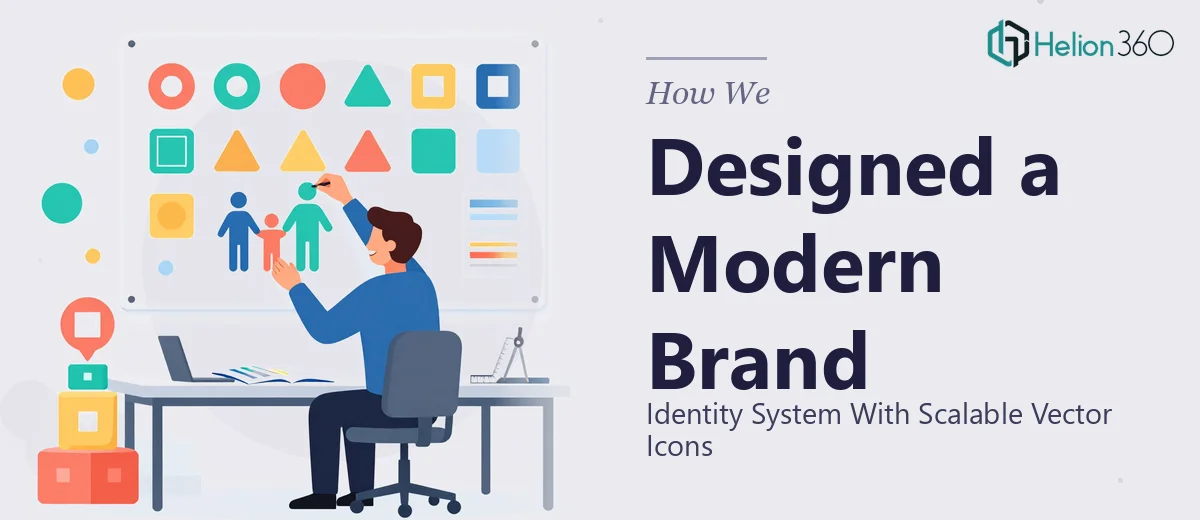 How We Designed a Modern Brand Identity System With Scalable Vector Icons