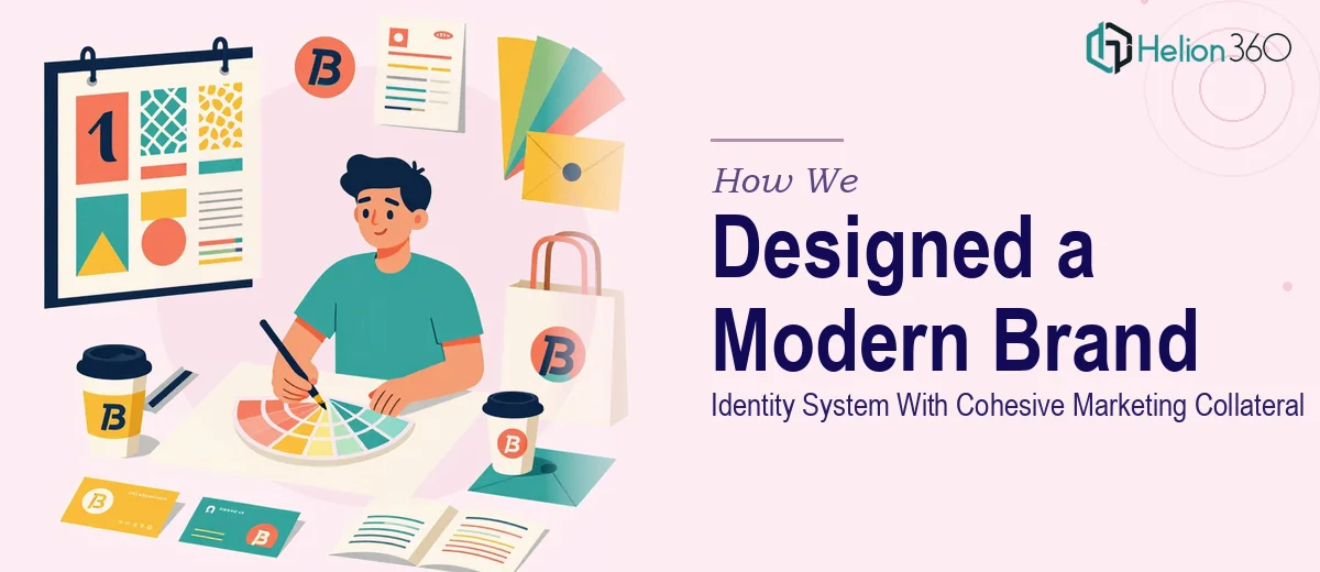 How We Designed a Modern Brand Identity System With Cohesive Marketing Collateral