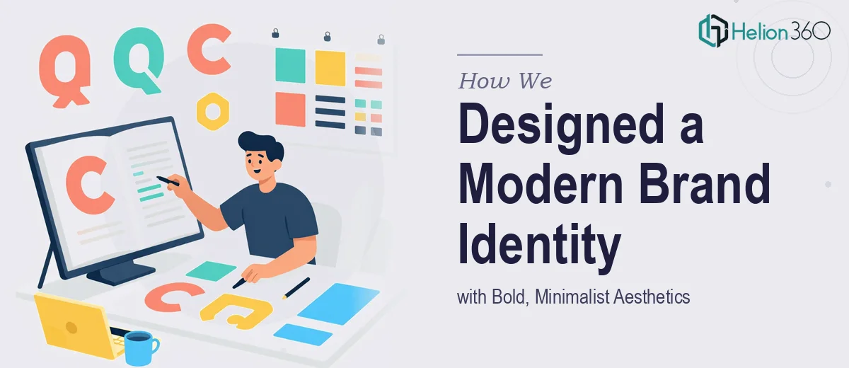 How We Designed a Modern Brand Identity System with Bold, Minimalist Aesthetics