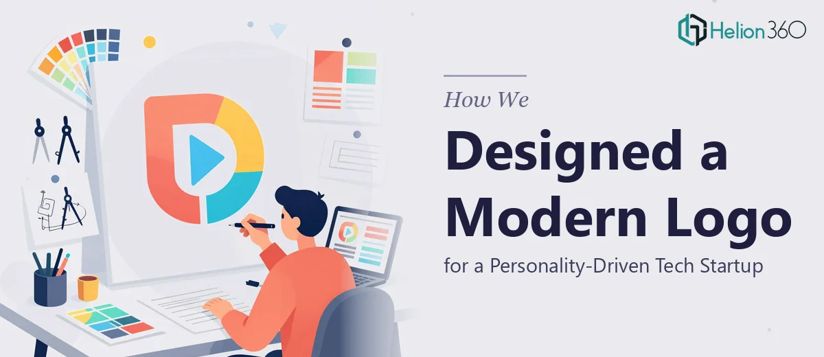 How We Designed a Modern, Personality-Driven Logo for a Tech Startup