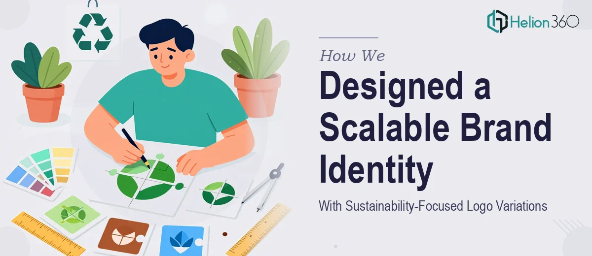 How We Designed a Modern, Scalable Brand Identity With Sustainability-Focused Logo Variations