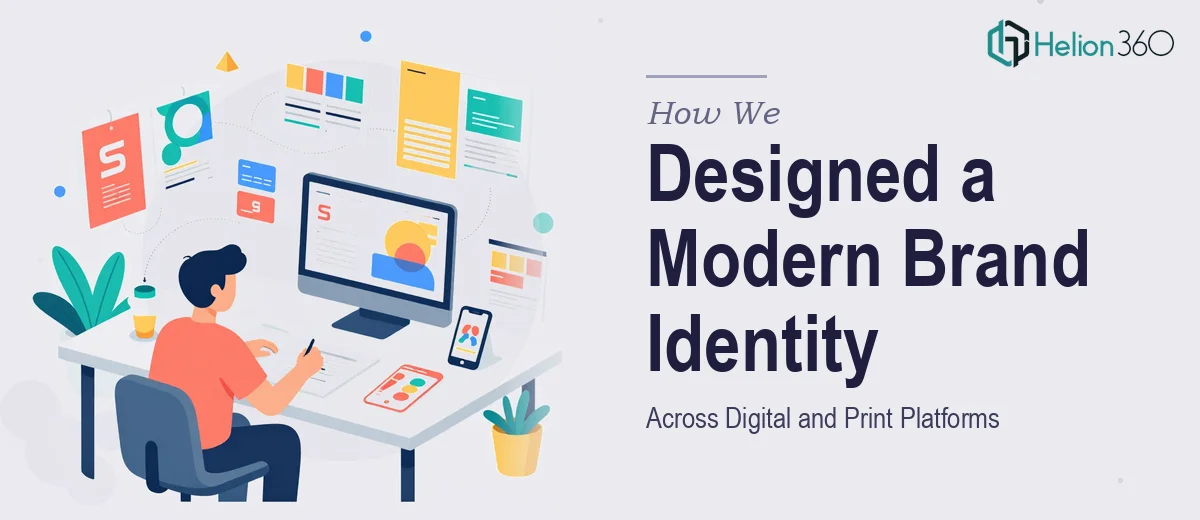 How We Designed a Modern, Versatile Brand Identity System Across Digital and Print Platforms