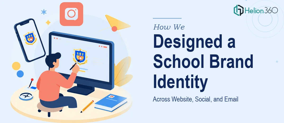 How We Designed a Multi-Platform School Community Brand Identity With Website, Social, and Email Assets