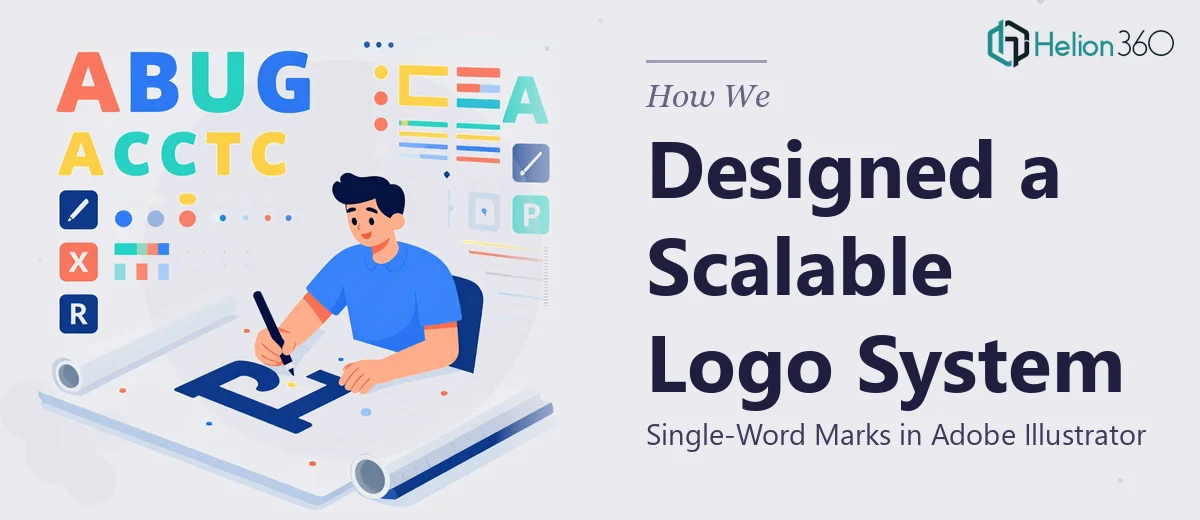 How We Designed a Scalable Single-Word Logo System in Adobe Illustrator