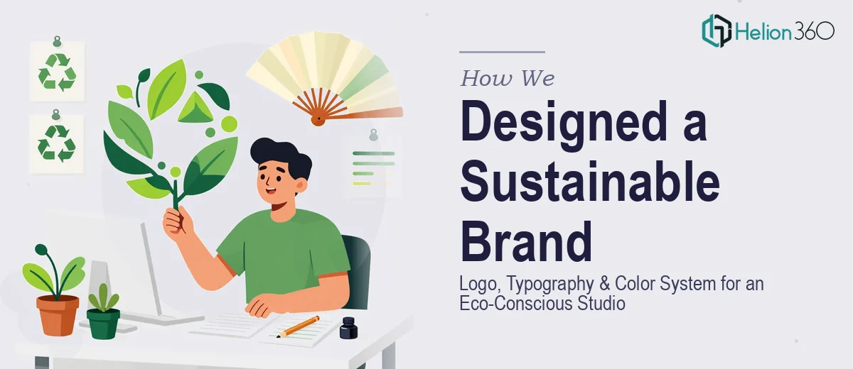 How We Designed a Sustainable Brand Identity: Logo, Typography & Color System for an Eco-Conscious Design Studio