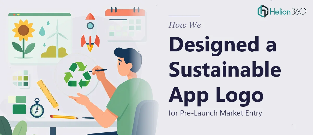How We Designed a Sustainable Living App Logo for Pre-Launch Market Entry