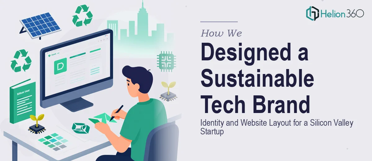How We Designed a Sustainable Tech Brand Identity and Website Layout for a Silicon Valley Startup
