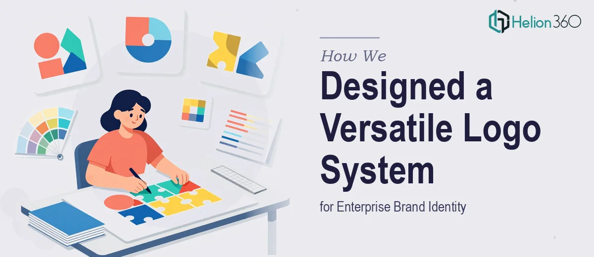 How We Designed a Versatile Abstract Logo System for Enterprise Brand Identity