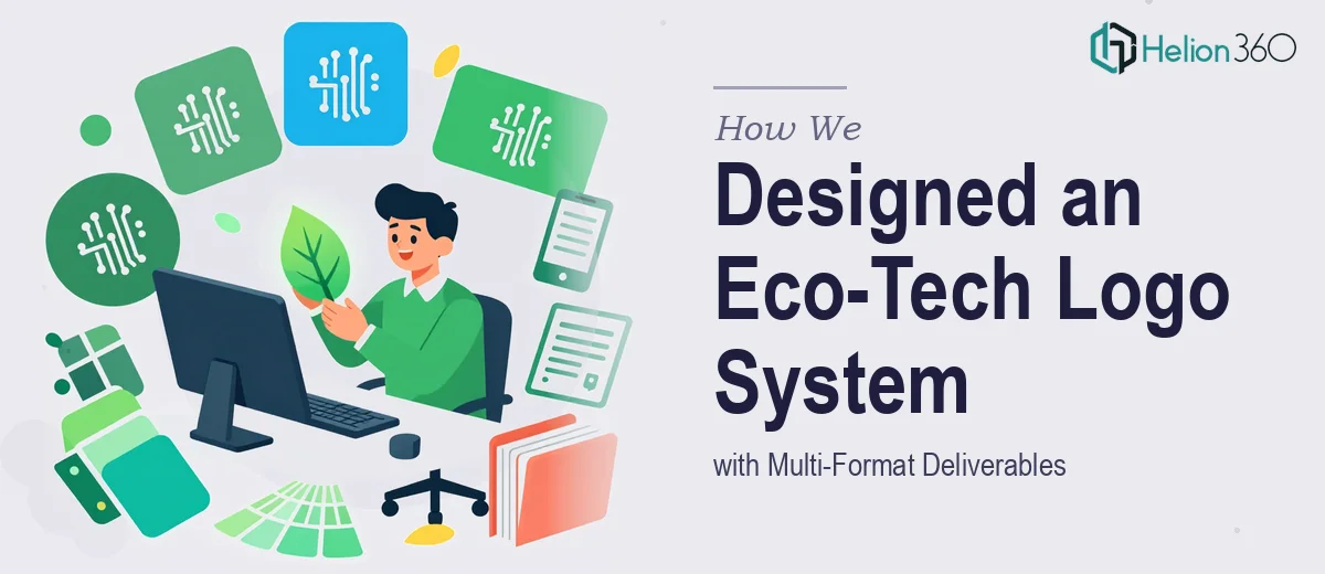 How We Designed a Versatile Eco-Tech Logo System with Multi-Format Deliverables