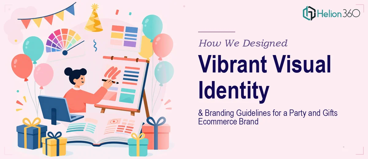 How We Designed a Vibrant Visual Identity and Comprehensive Branding Guidelines for a Party and Gifts Ecommerce Brand