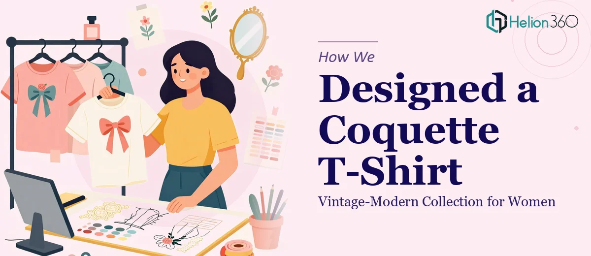How We Designed a Vintage-Modern Coquette T-Shirt Collection for Women