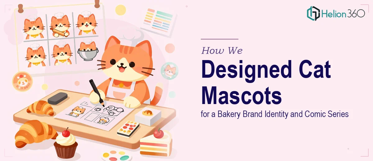 How We Designed Adorable Cat Mascots for a Bakery's Complete Brand Identity and Comic Series