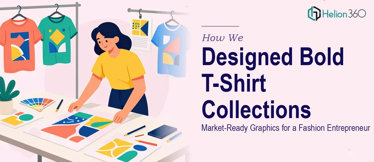 How We Designed Bold, Market-Ready Graphic T-Shirt Collections for a Fashion Entrepreneur