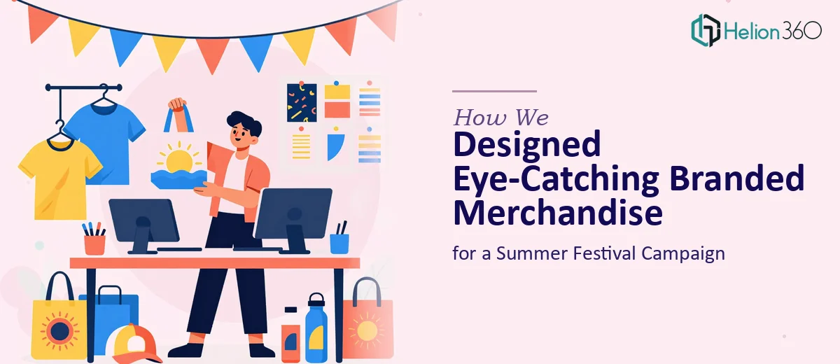 How We Designed Eye-Catching Branded Merchandise for a Summer Festival Campaign