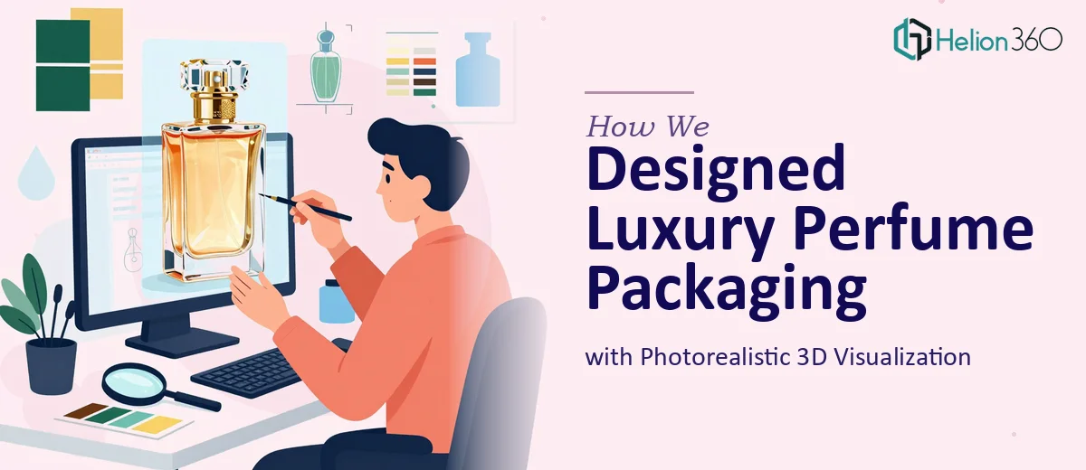 How We Designed Luxury Perfume Packaging with Photorealistic 3D Visualization