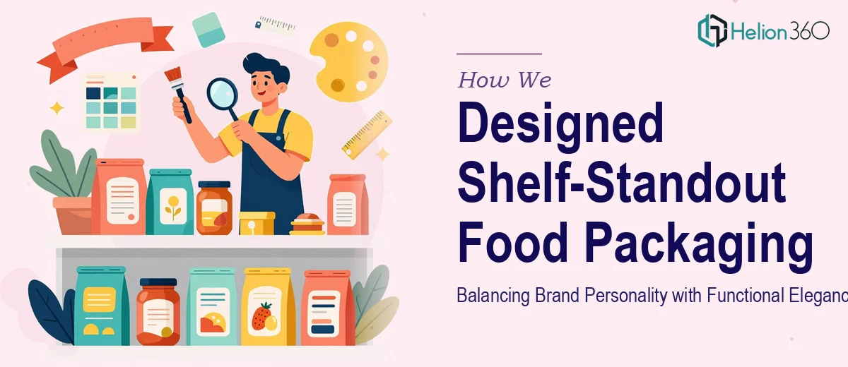 How We Designed Shelf-Standout Food Packaging That Balanced Brand Personality with Functional Elegance