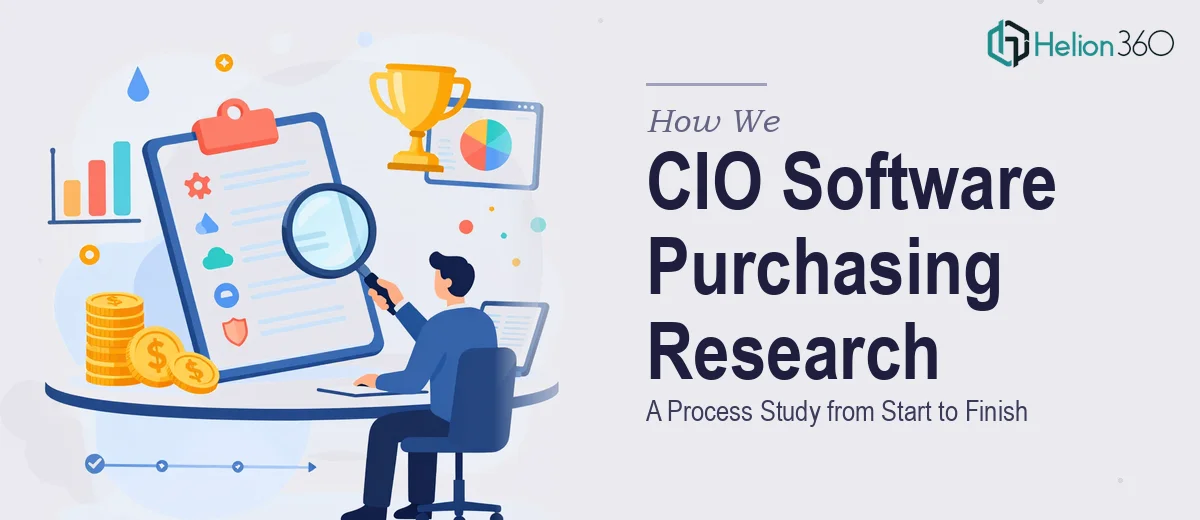 How We Executed a CIO Software Purchasing Process Research Study