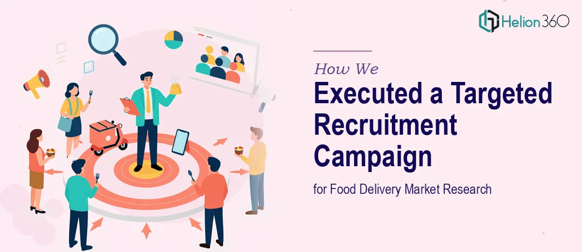 How We Executed a Targeted Respondent Recruitment Campaign for Food Delivery Market Research