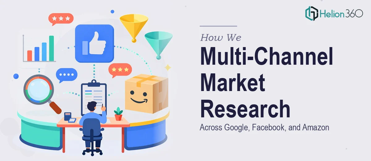 How We Executed Multi-Channel Market Research Across Google, Facebook, and Amazon
