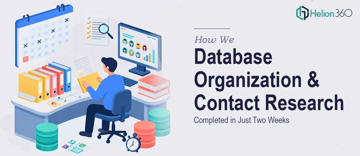 How We Managed a Complete Database Organization and Contact Research Project in Two Weeks