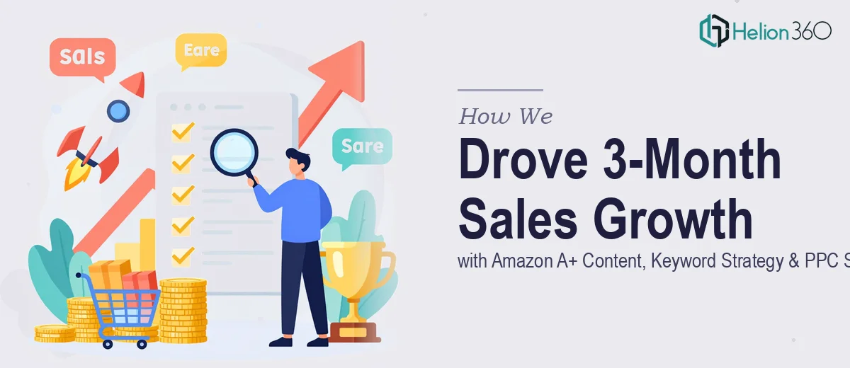 How We Managed Amazon A+ Content, Keyword Strategy, and PPC Scaling to Drive 3-Month Sales Growth