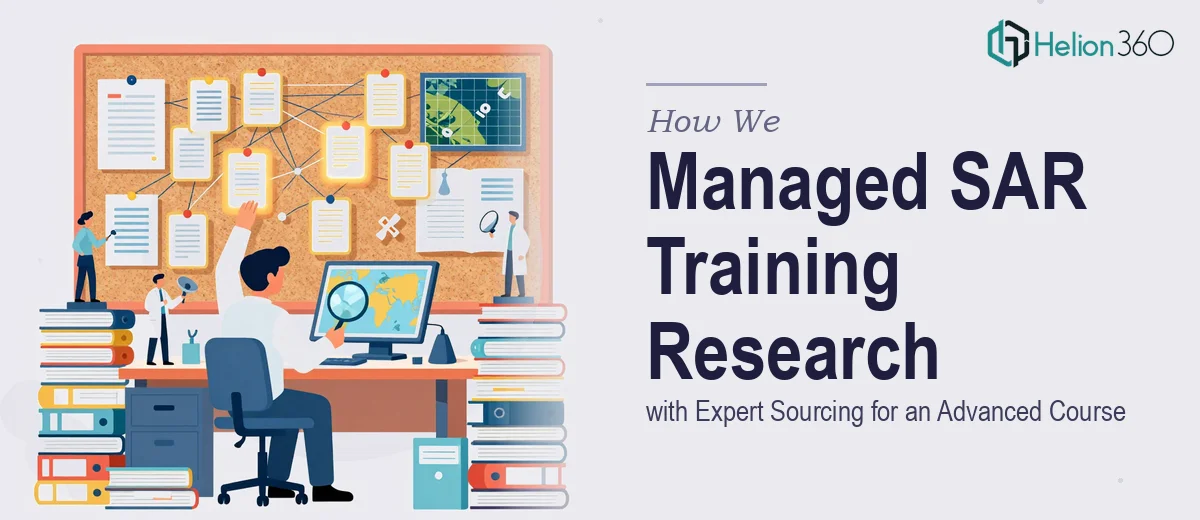How We Managed Comprehensive Research and Expert Sourcing for an Advanced SAR Training Course