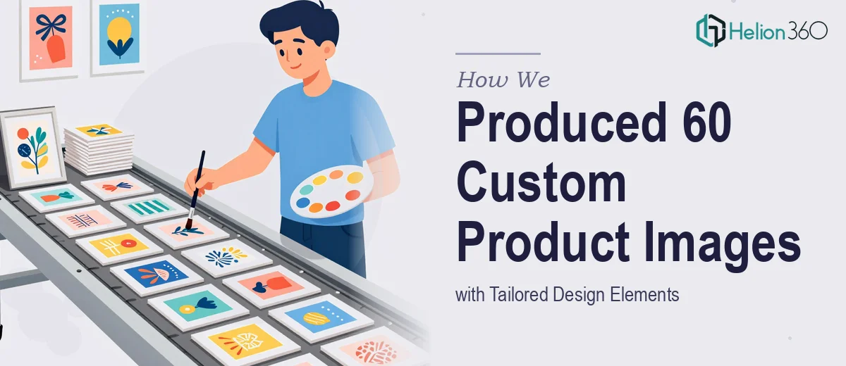 How We Produced 60 Custom Product Images with Tailored Design Elements