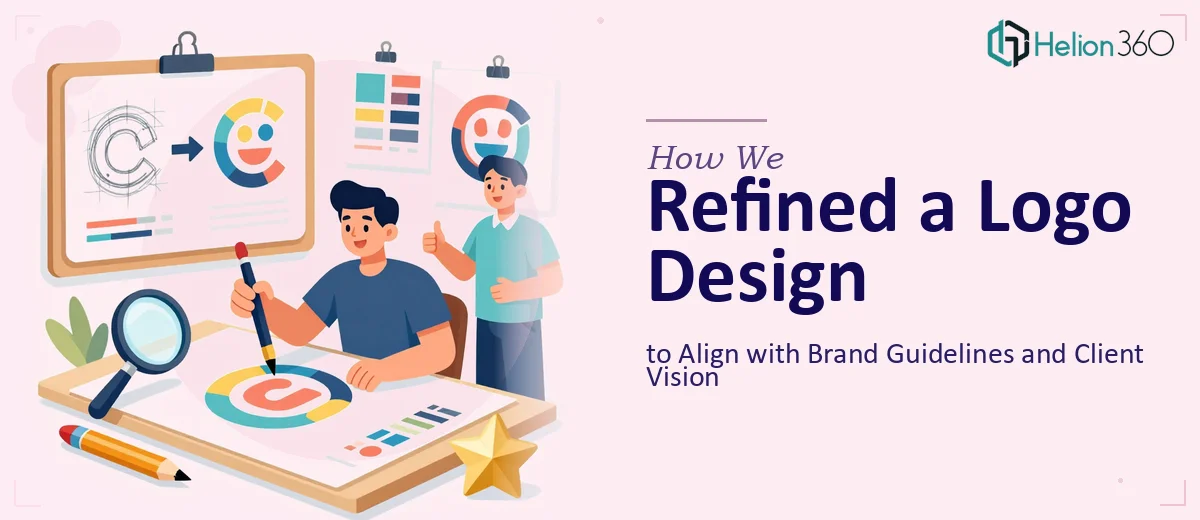 How We Refined a Logo Design to Align with Brand Guidelines and Client Vision