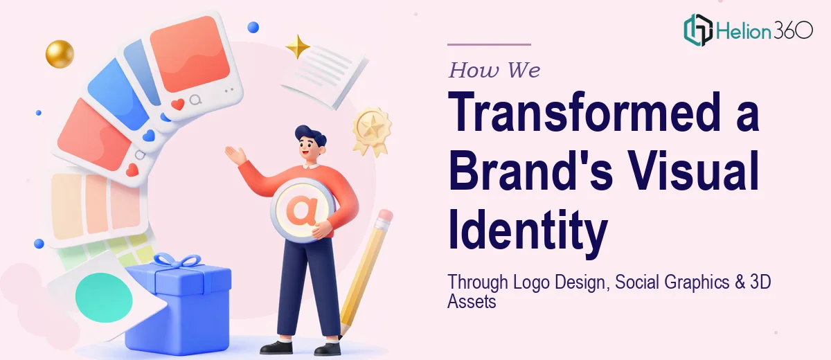 How We Transformed a Brand's Visual Identity Through Logo Design, Social Graphics, and 3D Assets