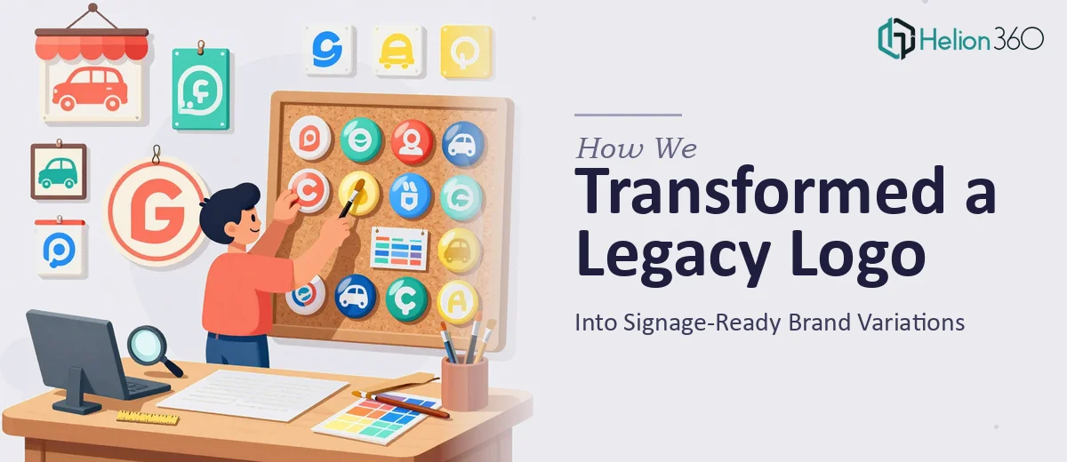 How We Transformed a Legacy Logo Into Signage-Ready Brand Variations