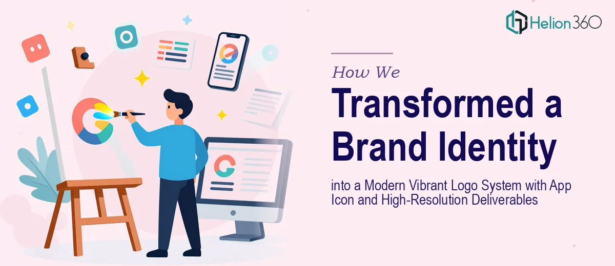 How We Transformed a Neutral Brand Identity into a Modern, Vibrant Logo System with App Icon and High-Resolution Deliverables