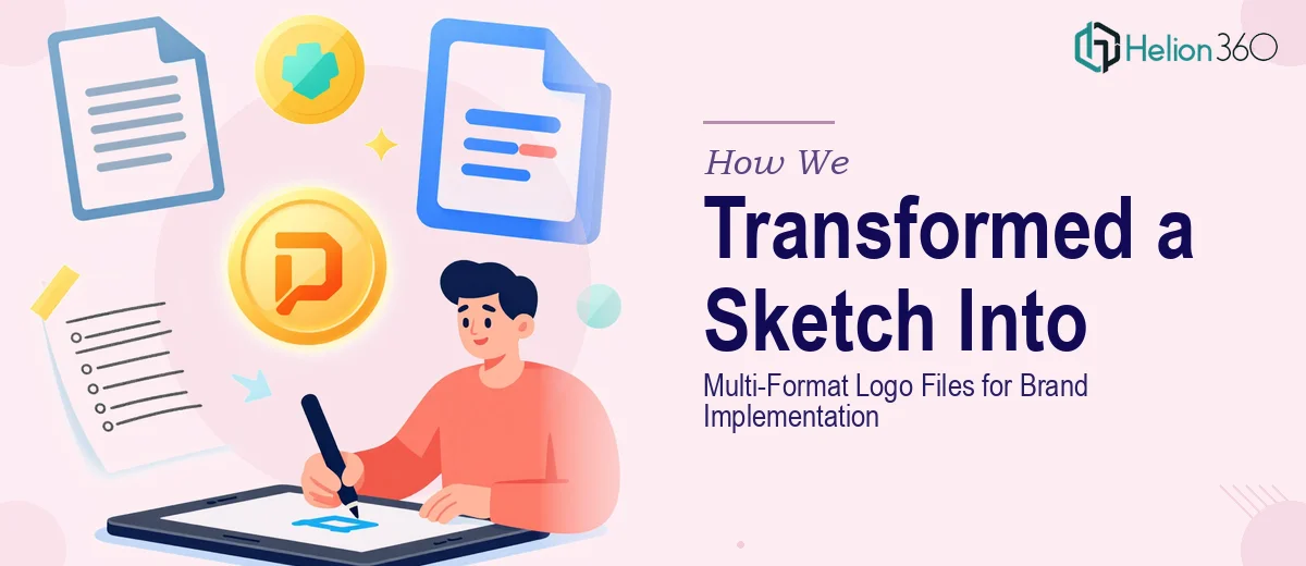 How We Transformed a Procreate Sketch Into Multi-Format Logo Files for Brand Implementation