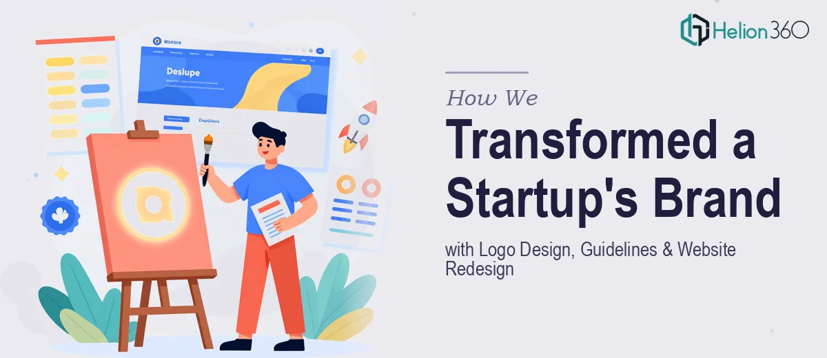 How We Transformed a Startup's Brand Identity with Logo Design, Brand Guidelines, and Website Redesign