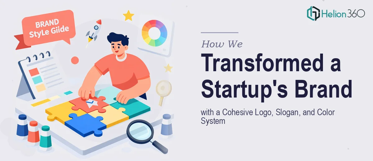 How We Transformed a Startup's Brand Identity with a Cohesive Logo, Slogan, and Color System