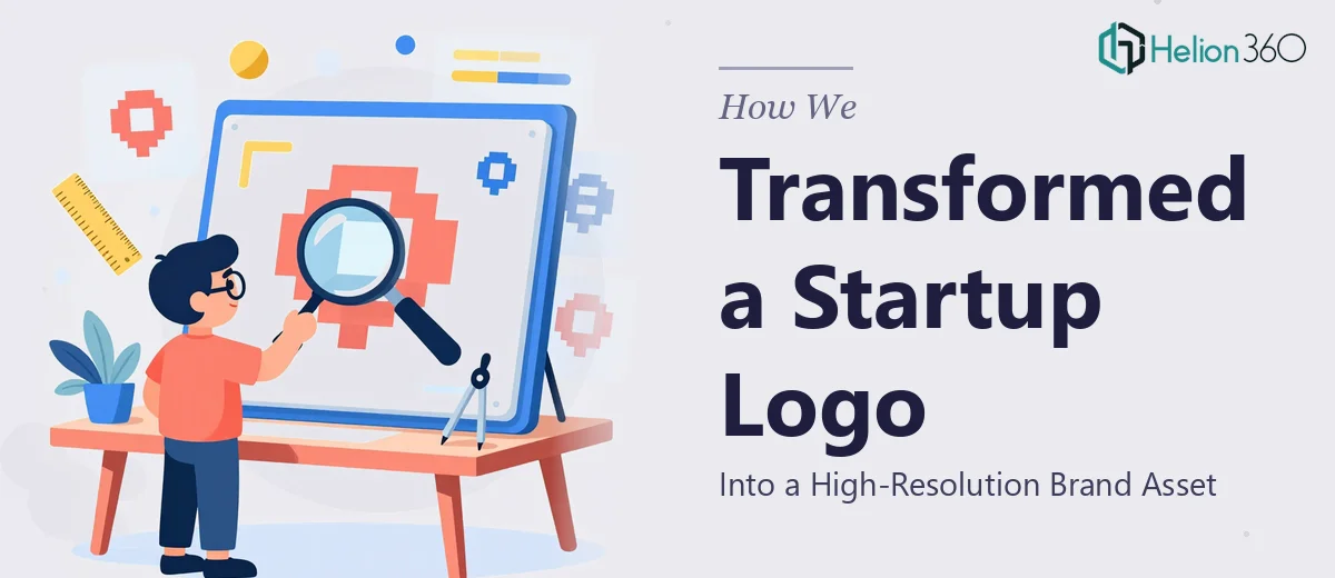 How We Transformed a Tech Startup's Logo Into a High-Resolution Brand Asset