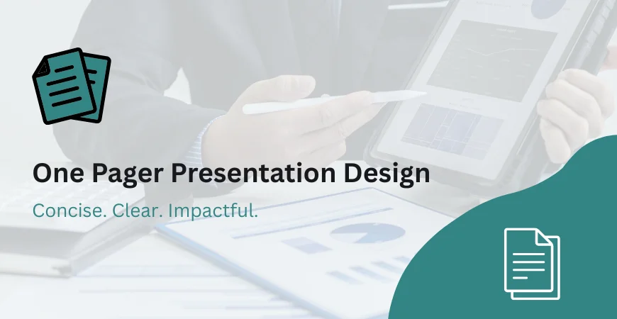 One Pager Presentation Design Services