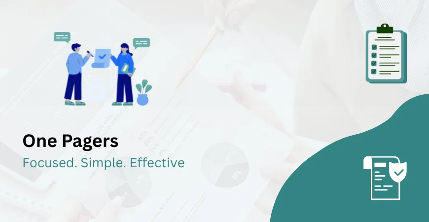 One Pagers