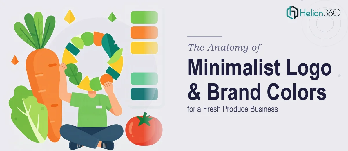 The Anatomy of a Minimalist Logo and Brand Color System for a Fresh Produce Business