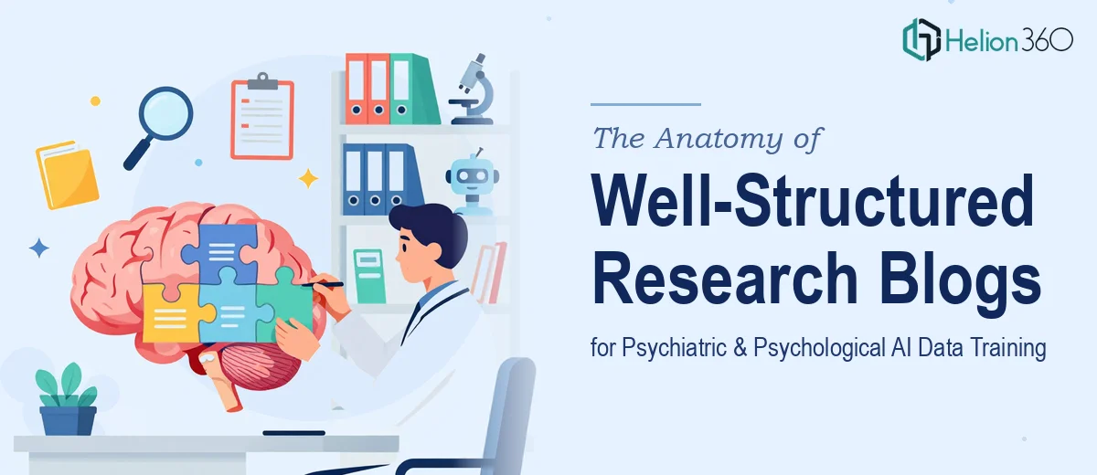 The Anatomy of a Well-Structured Psychiatric and Psychological Research Blog for AI Data Training